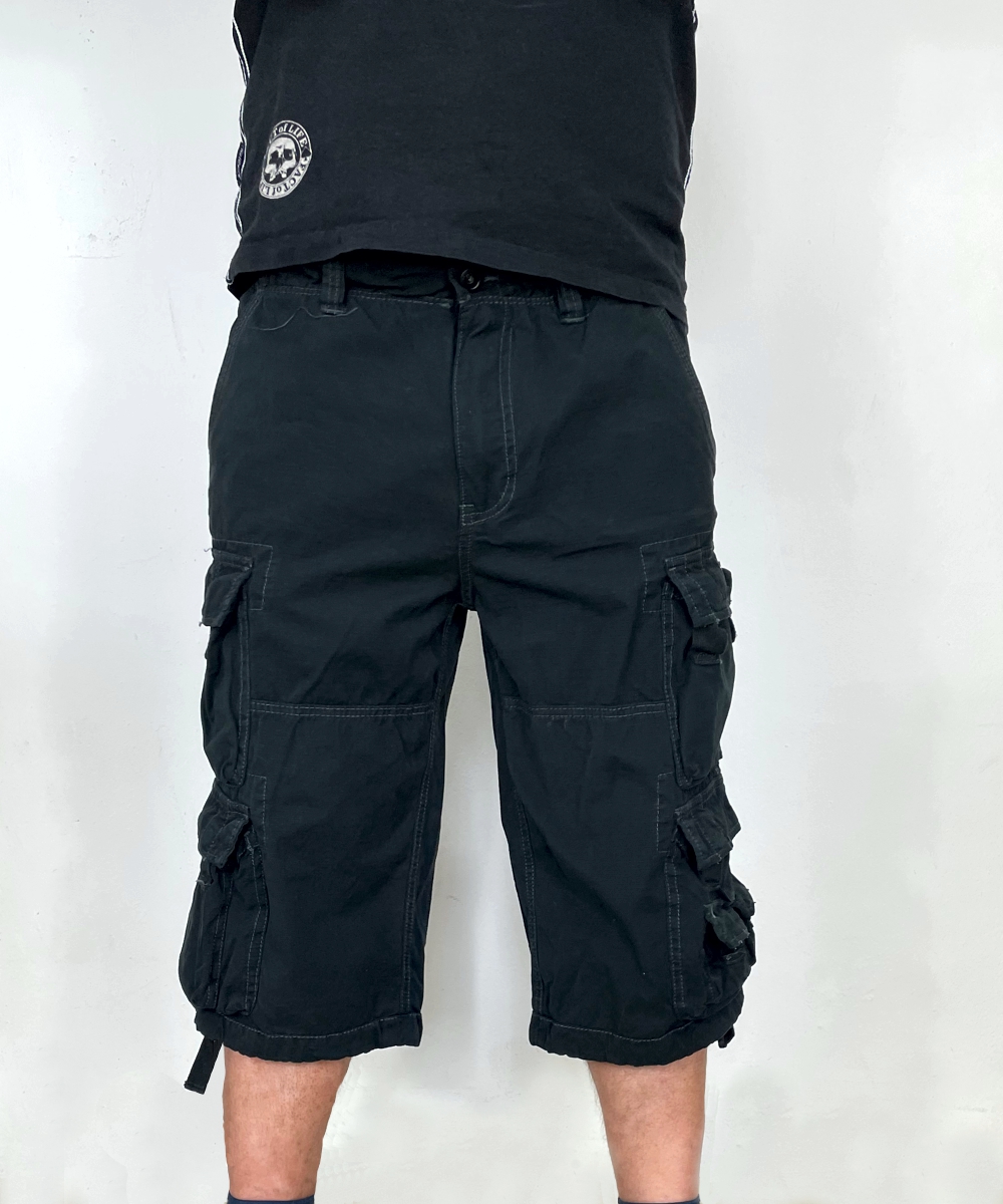 Jet Lag Cargo Shorts FW-011 black