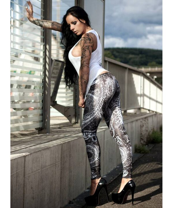 Yakuza Yakuza Leggings LEB-7140 true black