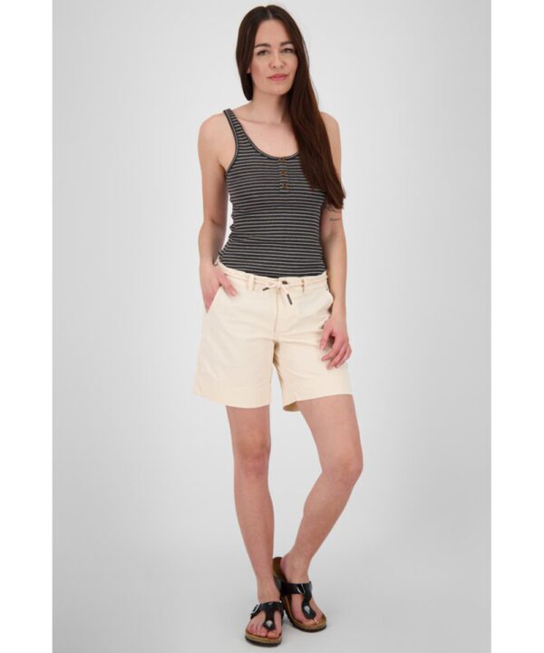 Alife and Kickin Sweat-Jacke JuleAK Shorts beige