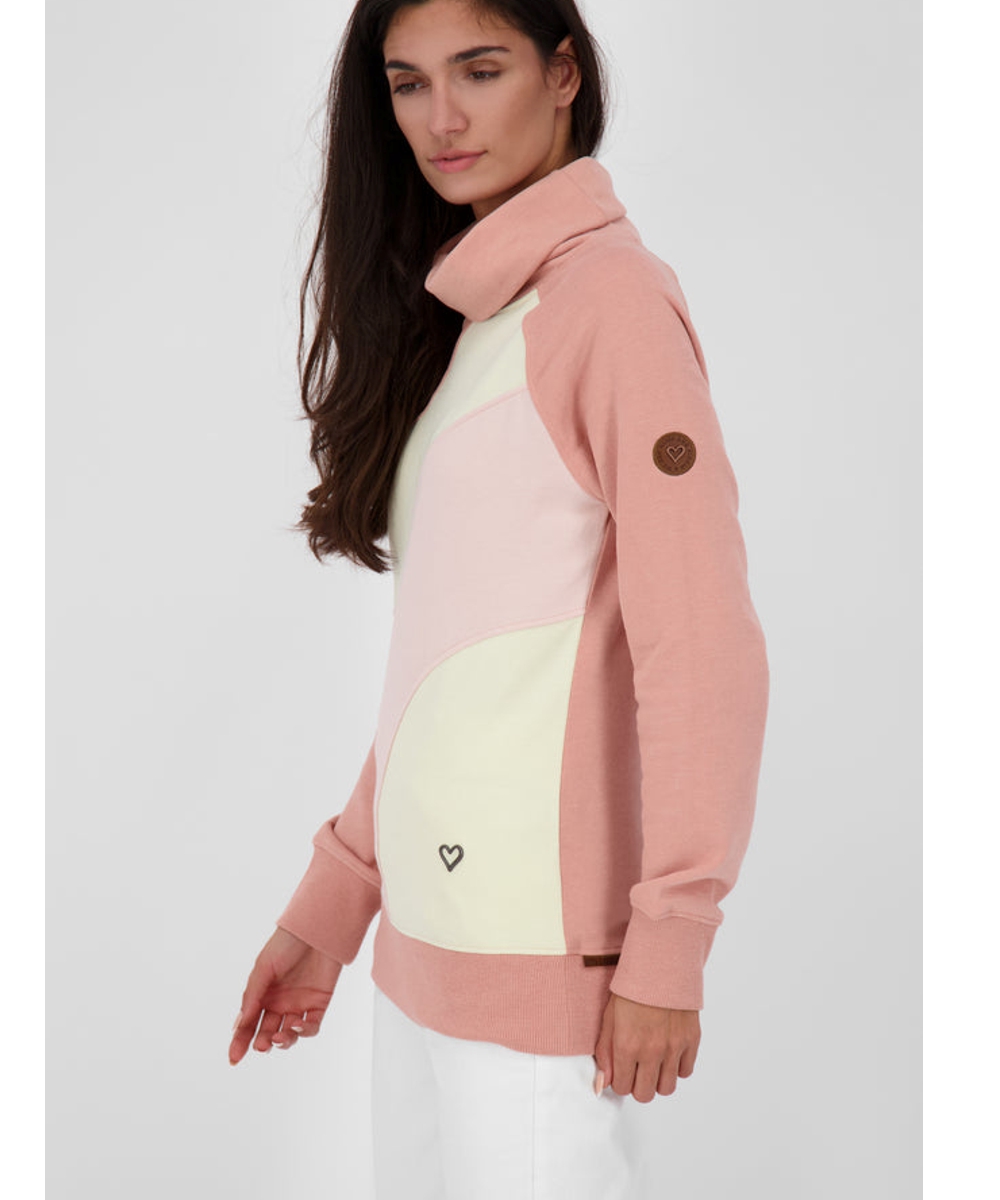 Alife and Kickin BeaAK A Sweatshirt Damen mahagonium melange – Bild 3