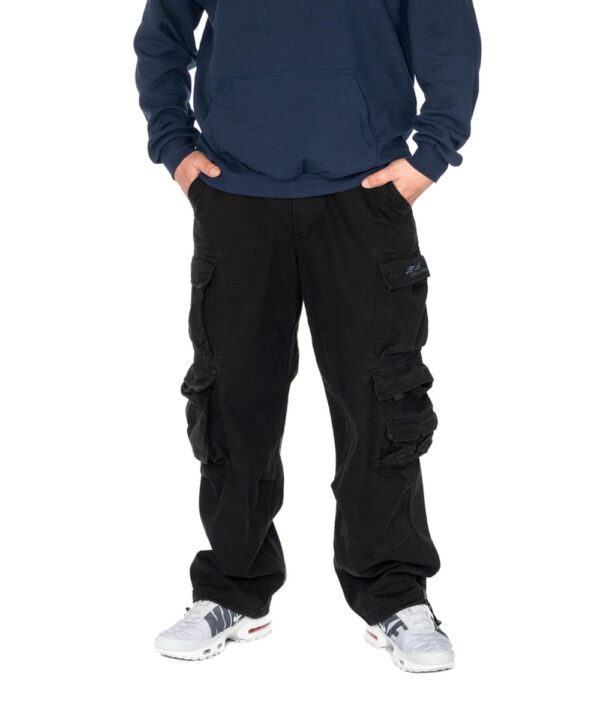 Jet Lag Cargohose 007 black