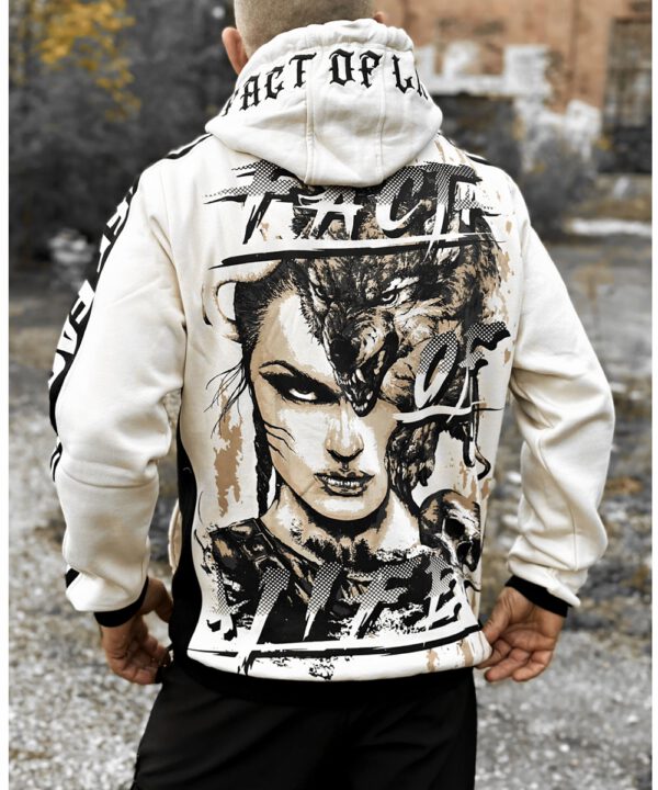 Fact of Life Hoodie SH-14 "Wolf Blood" sand dollar