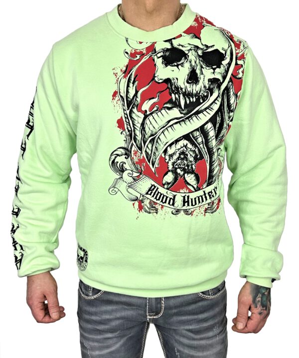 Fact of Life Sweat-Shirt “Blood Hunter” SP-05 patina green