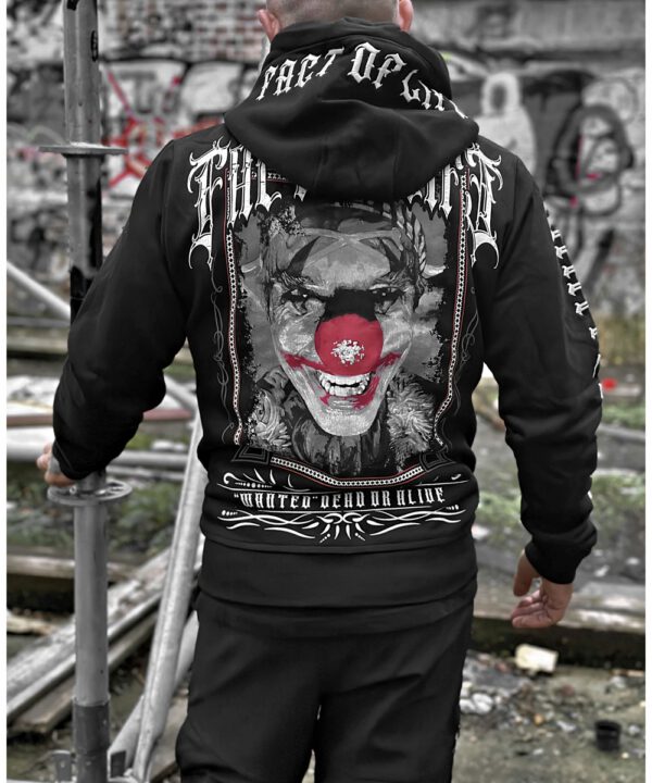 Fact of Life Sweat-Jacke “Wanted Clown” HSJ-04 black