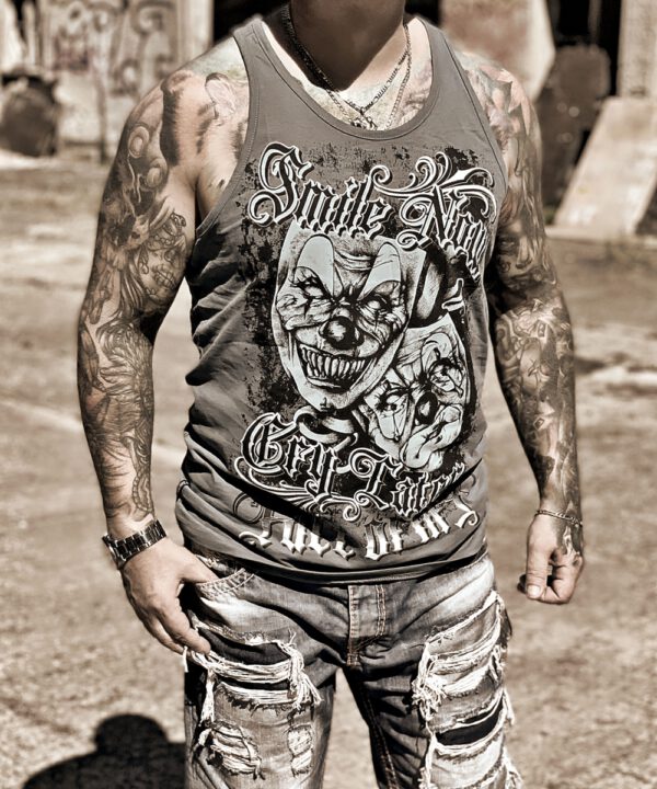 Fact of Life Tank Top "Smile Now, Cry Later" TT-04 Spring Lake