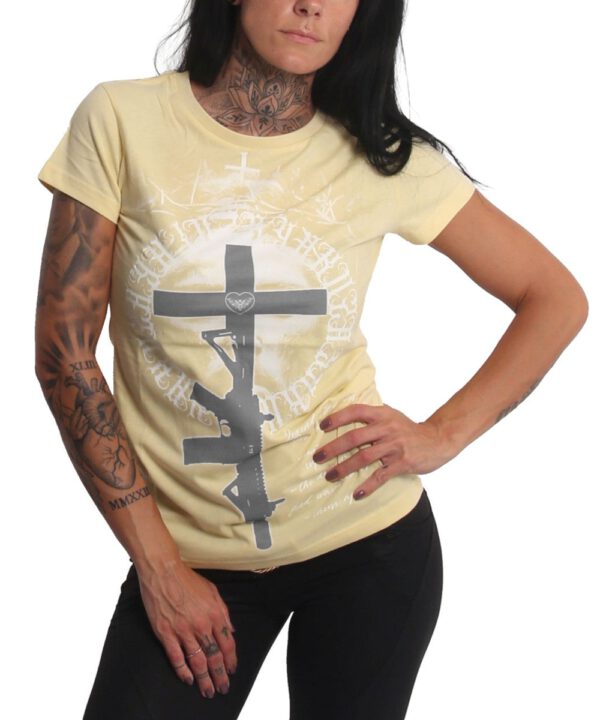 Yakuza Legend Urban Crew Neck T-Shirt GSB-23126 pale banana