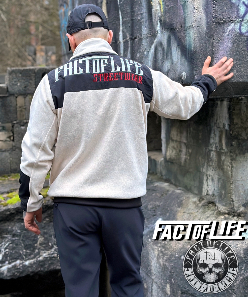 Fact of Life Fleece Jacke JH-02 sand