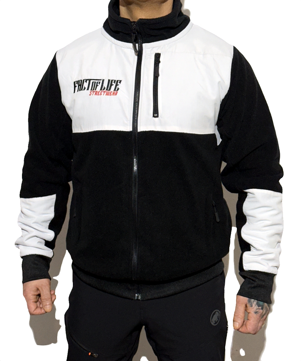 Fact of Life Fleece Jacke JH-02 black – Bild 3