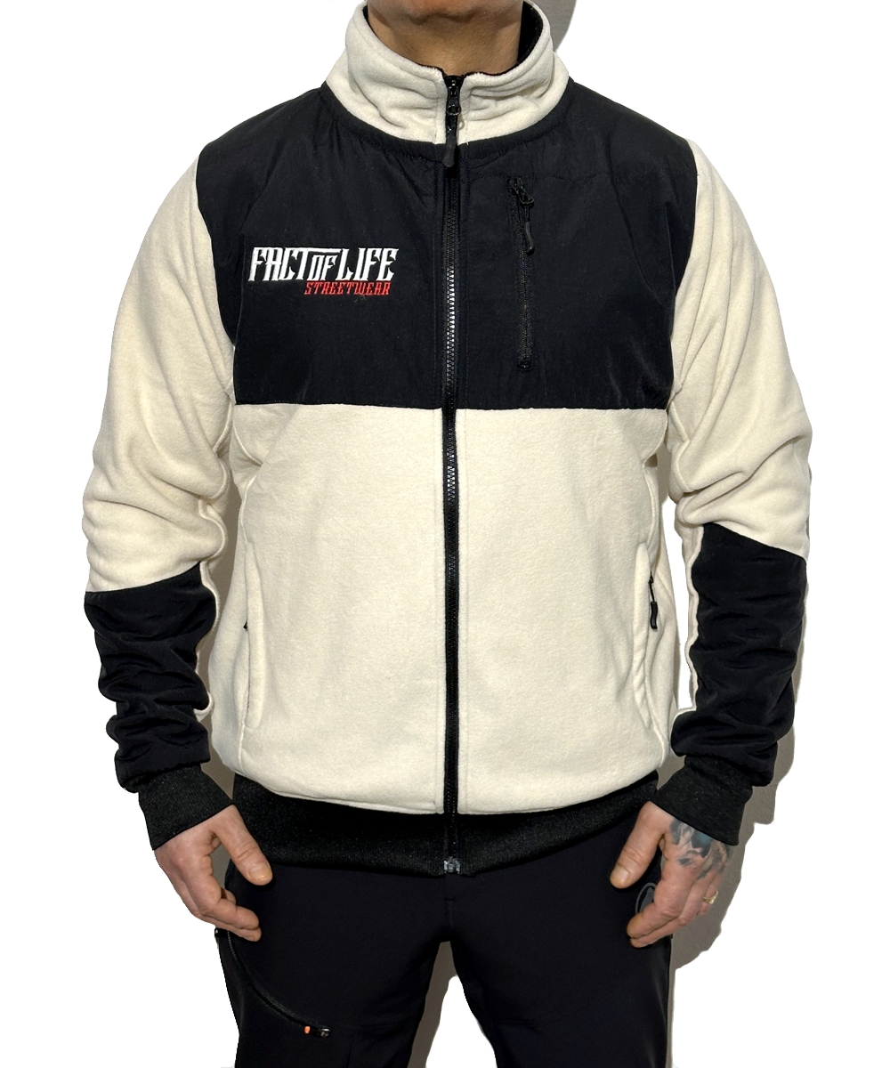 Fact of Life Fleece Jacke JH-02 sand – Bild 4