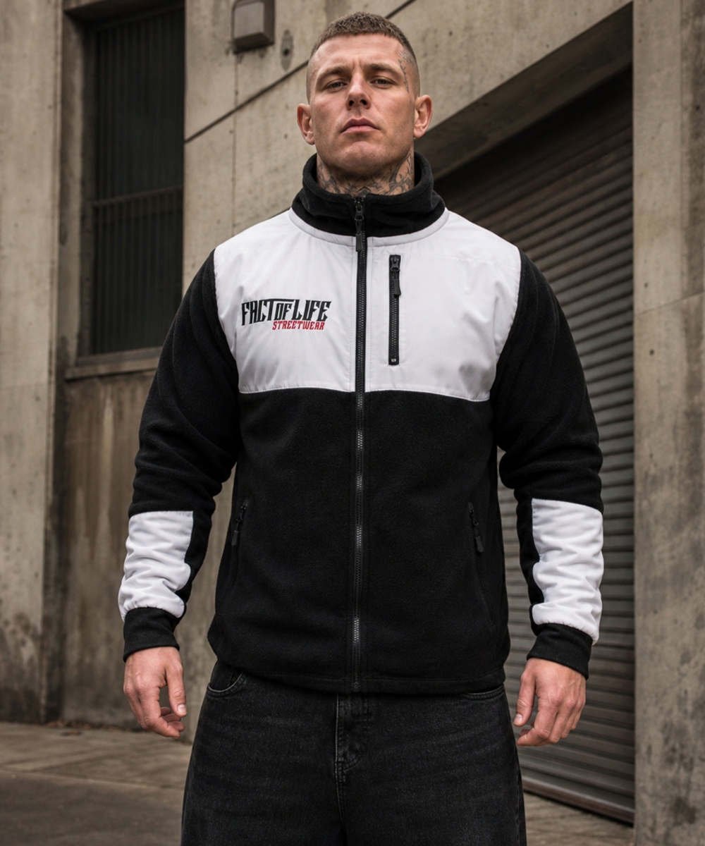 Fact of Life Fleece Jacke black