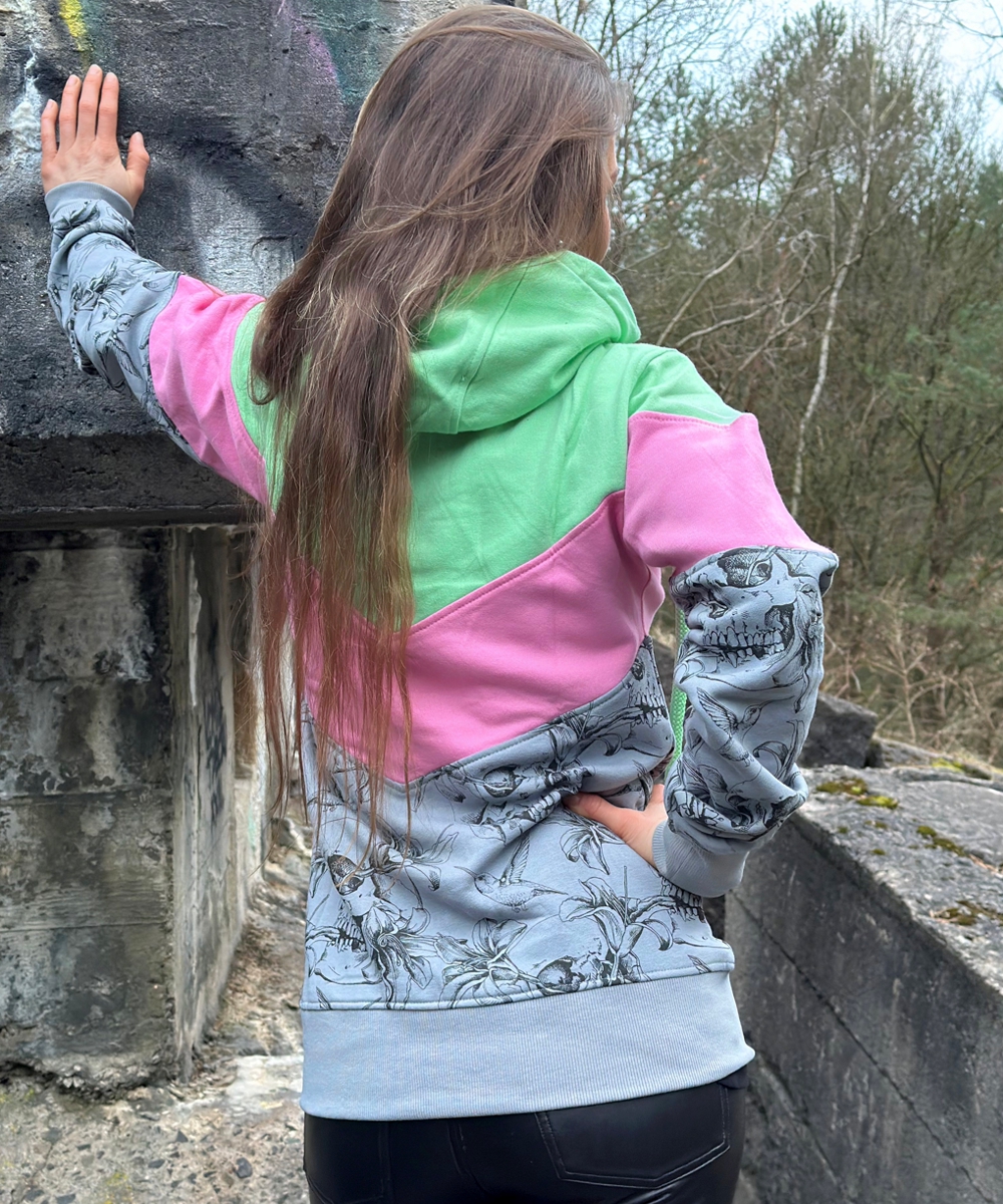 Frauen Hoodie Humming Bird GSH-05 patina2