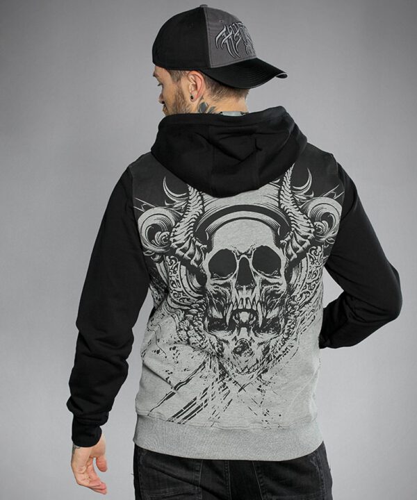 Hyraw Herren Sweat-Jacke "GRAPHIC SKULL"