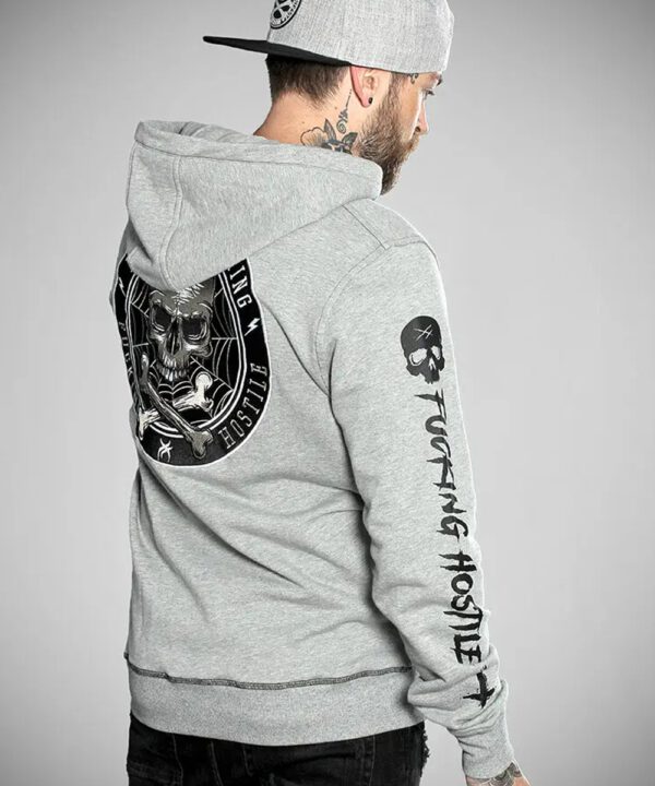 Hyraw Herren Sweat-Jacke "BLAZON GREY"