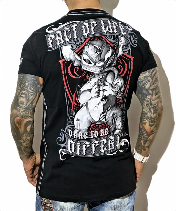 Fact of Life T-Shirt "Different” TS-63 deep black