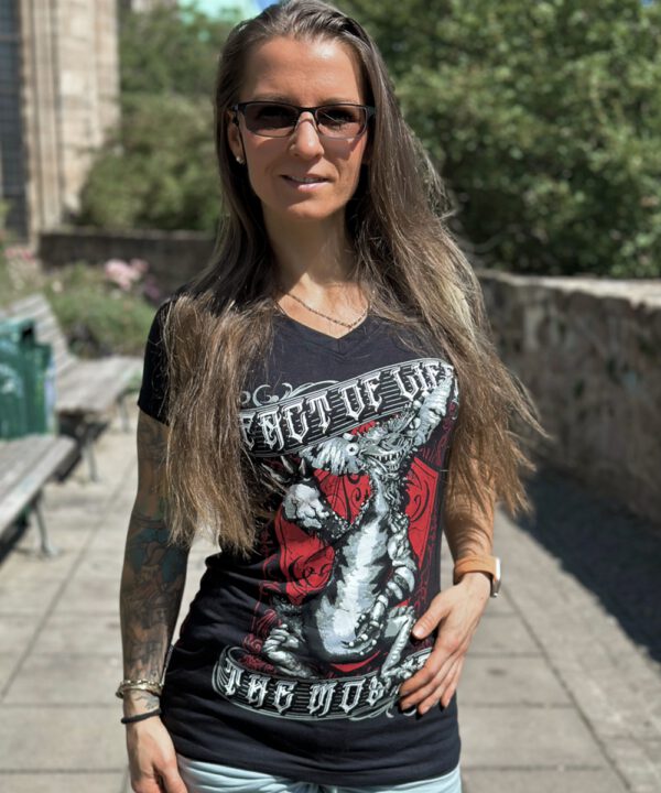 Fact of Life Frauen T-Shirt "The Mogwai " GS-07 black