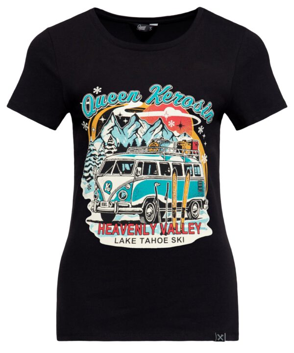 Queen Kerosin T-Shirt "Heavenly Valley" black