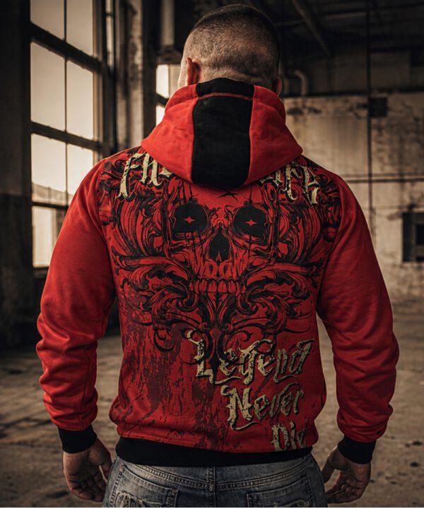 Fact of Life Hoodie SH-16 Legends Never Die firey red
