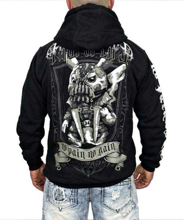 Fact of Life Hoodie SH-15 „No Pain No Gain“ black