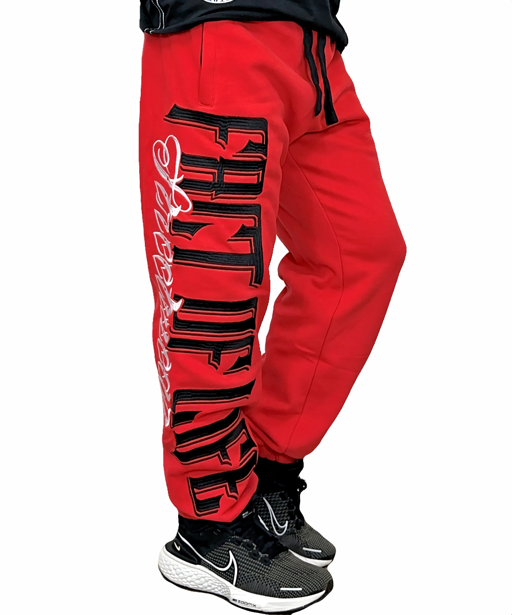 Fact of Life Jogginghose „Legends Never Die“ JH-12 fiery red