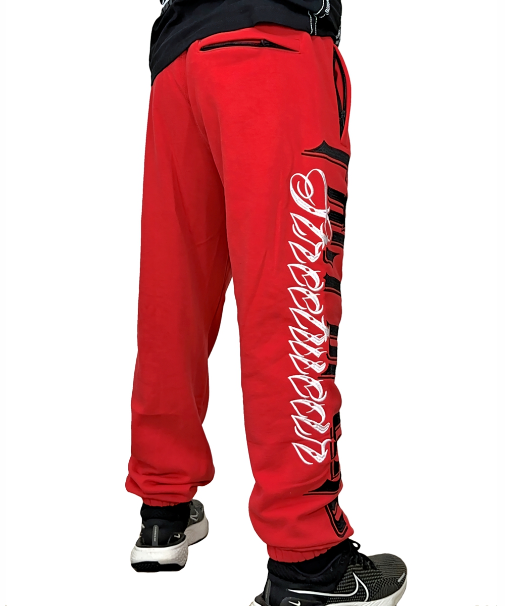 Fact of Life Jogginghose „Legends Never Die“ JH-12 fiery red – Bild 3