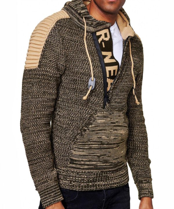 Rusty Neal Kapuzen-Pullover olive