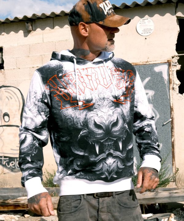 Yakuza Durga Allover Hoodie