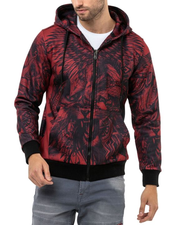 Cipo Baxx Sweat- Jacke CL-559 burgundy