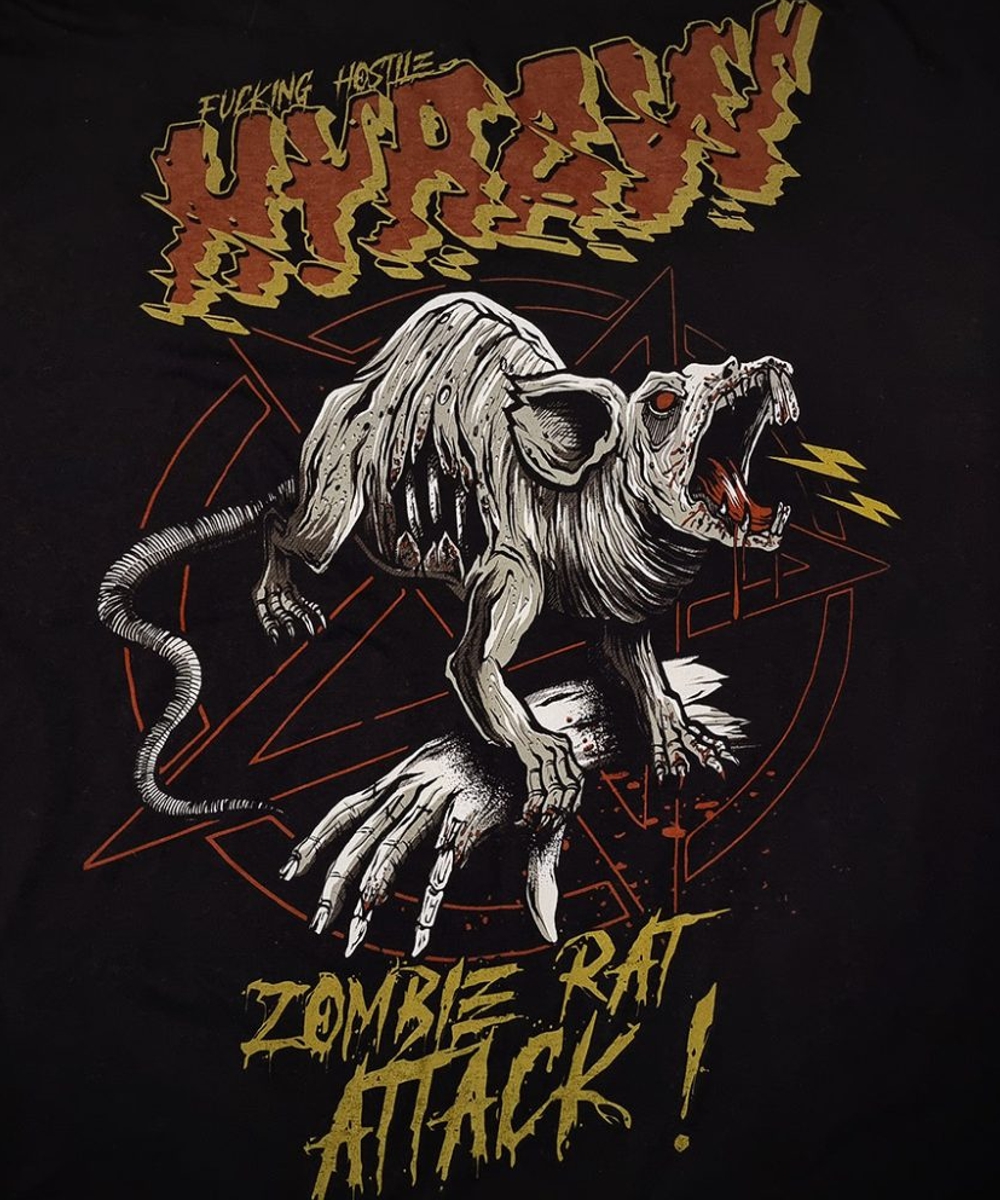 Hyraw Herren T-Shirt "ZOMBIE RAT" – Bild 3