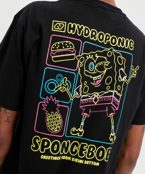 Hydroponic T-Shirt SB Neon SS 01-Schwarz