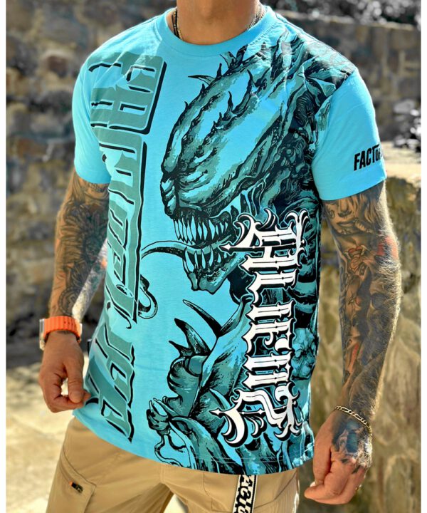 Fact of Life T-Shirt "Aliens" TS-75 blue atoll