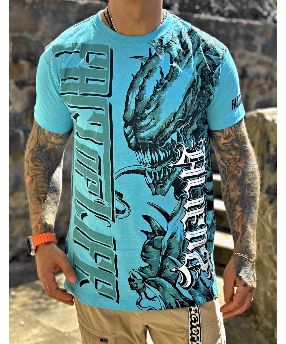 Fact of Life T-Shirt "Aliens" TS-75 blue atoll – Bild 4