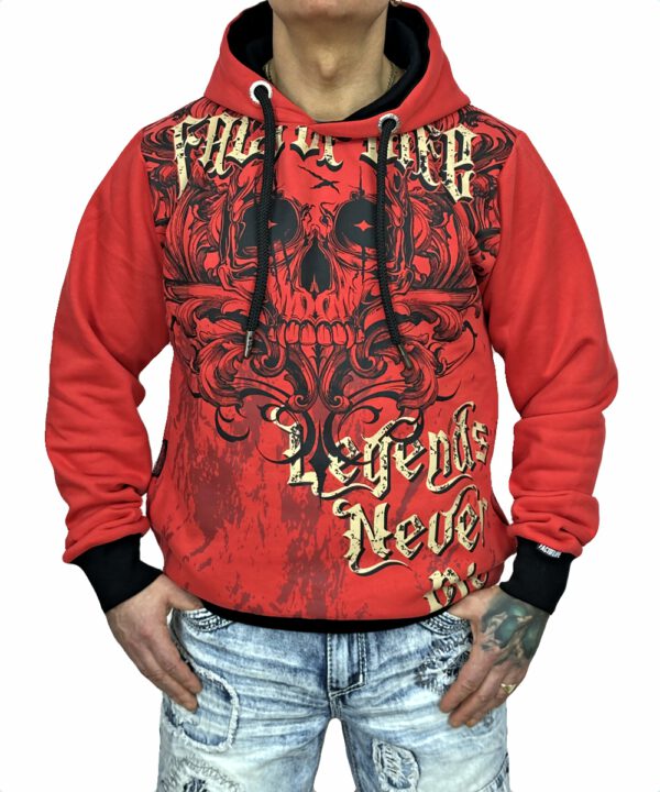 Fact of Life Hoodie SH-16 Legends Never Die firey red