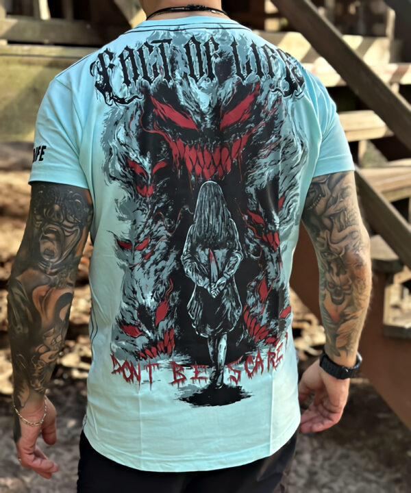 Fact of Life T-Shirt "Dont be scraed" TS-84 turquoise