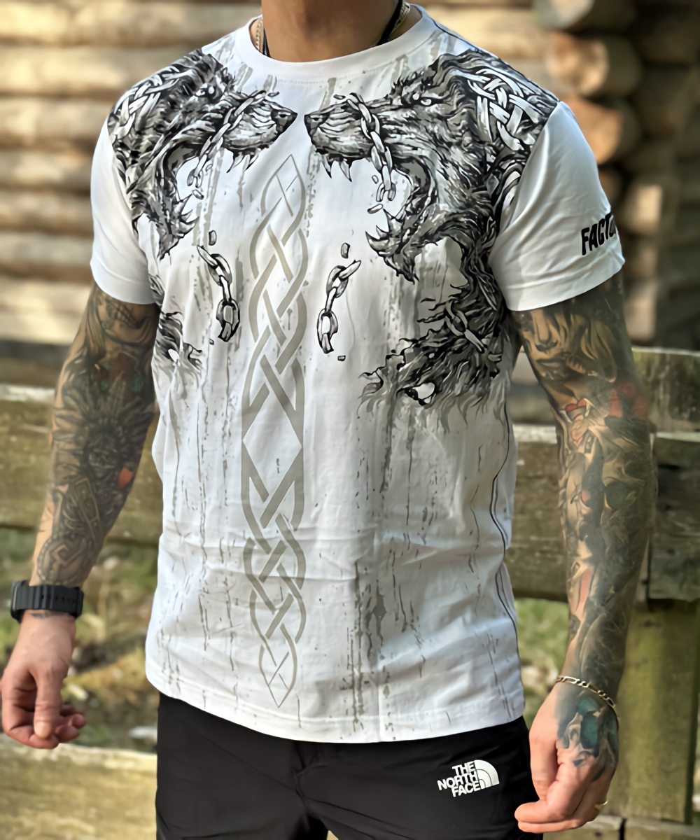 Fact of Life T-Shirt "Fenrir" TS-85 white – Bild 3