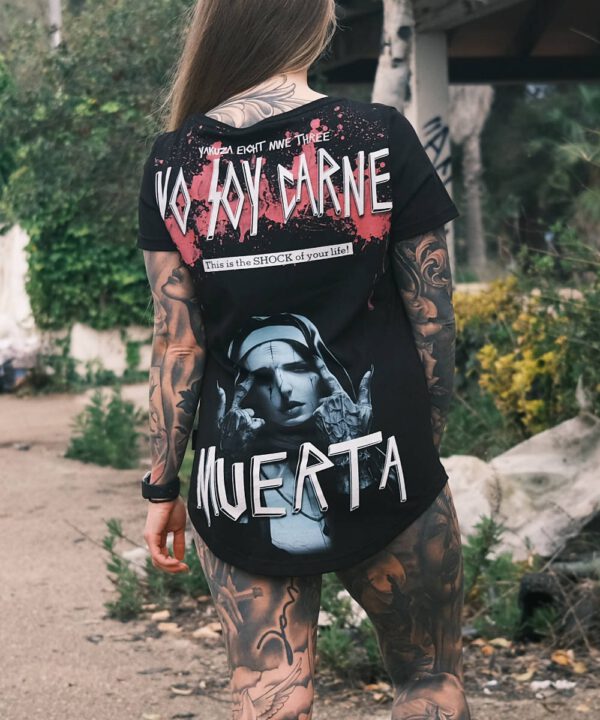 Yakuza Carne Curved Crew Neck T-Shirt GSB-26110