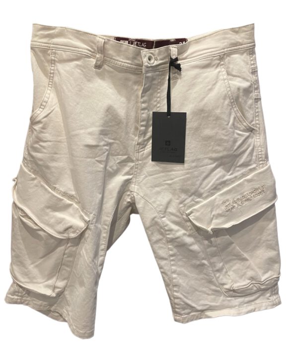 Jet Lag Cargo Shorts 21-752 white