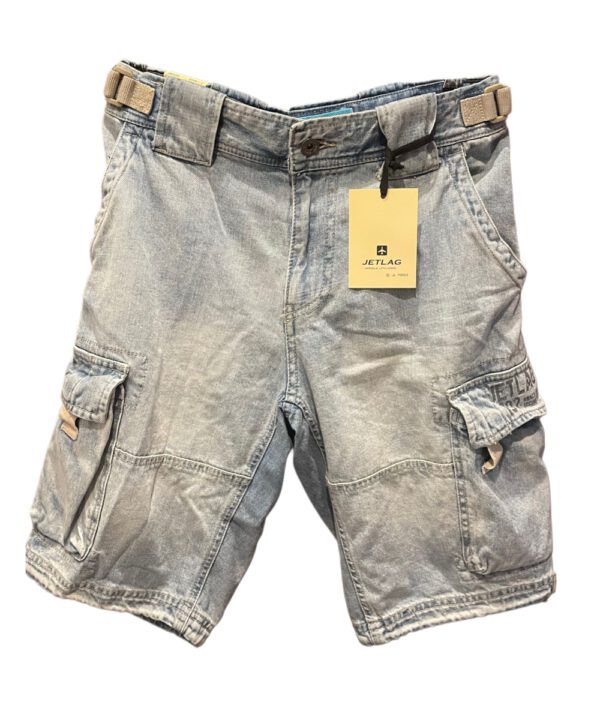 Jet Lag Cargo Shorts 21-753 bleached jeans
