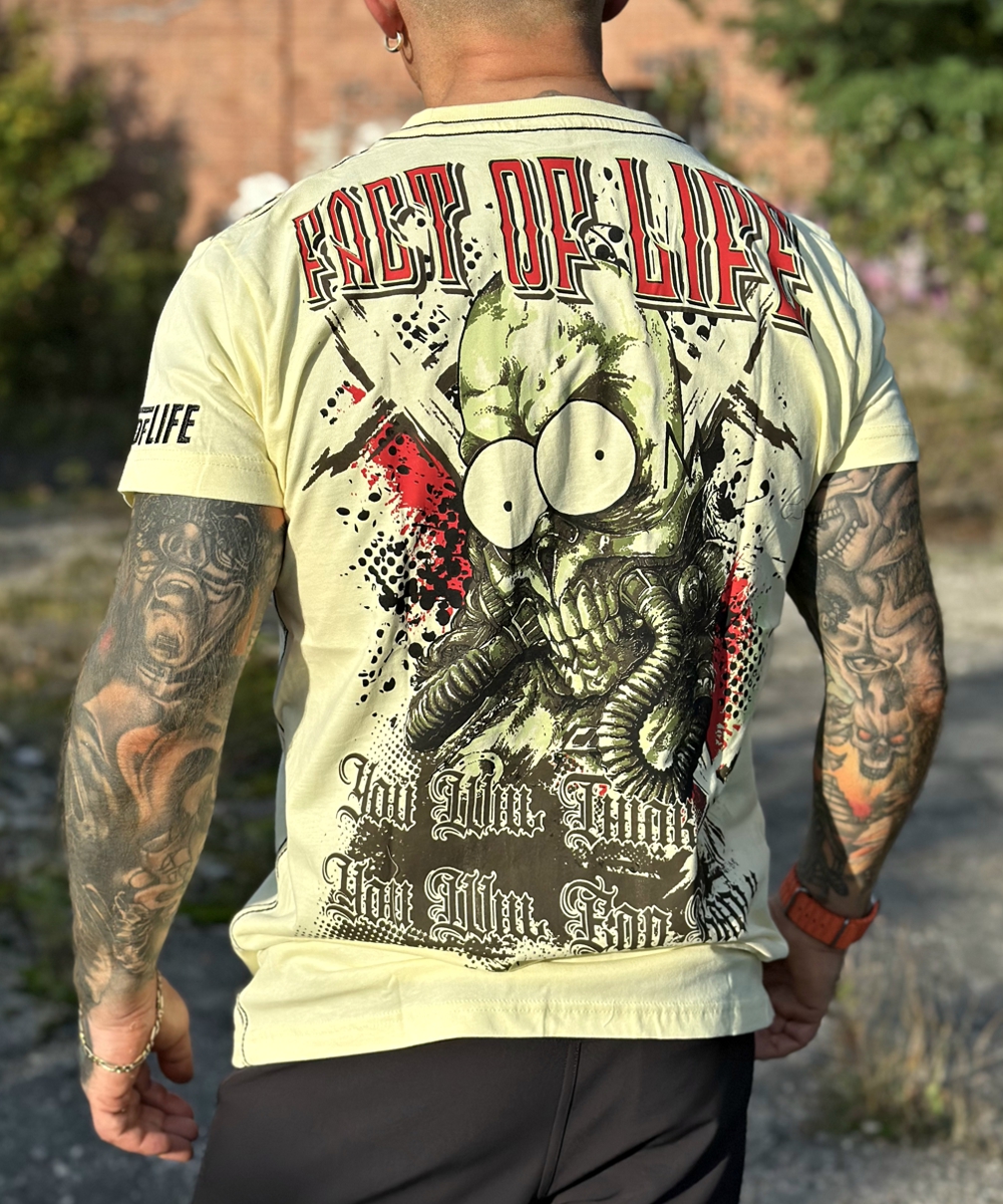 Fact of Life T-Shirt "You Will Think" TS-77 pale banana