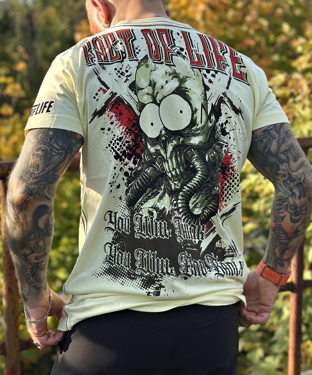 Fact of Life T-Shirt "You Will Think" TS-77 pale banana – Bild 3