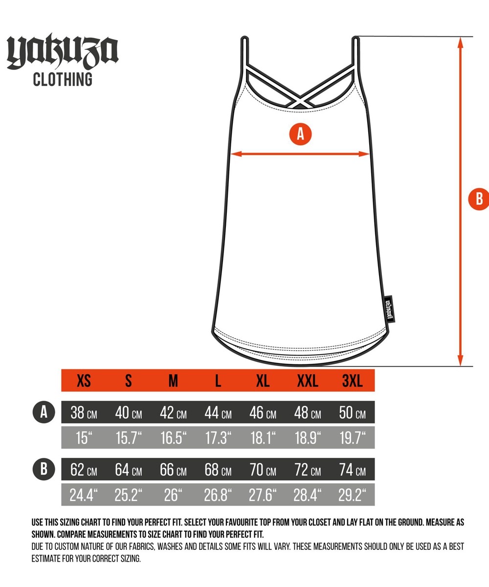 Yakuza Gamble Trägertop GSB-26101 weiß – Bild 3