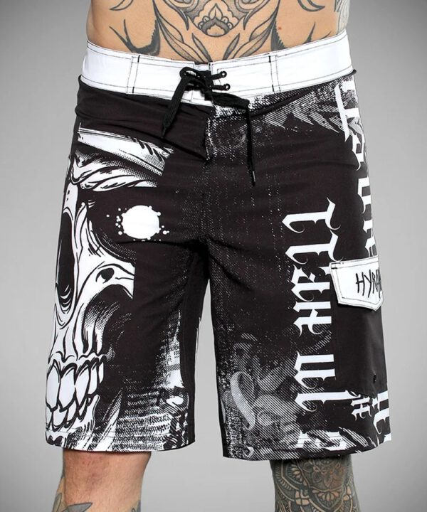 Hyraw Männer Boardshort "HOSTILE AS FUCK"