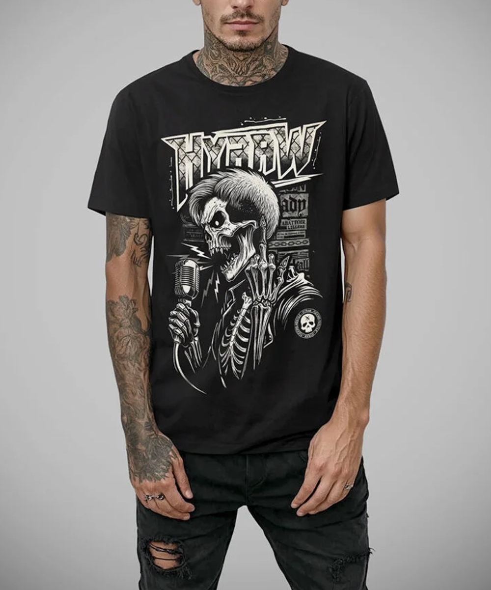 Hyraw Herren T-Shirt "PUNK ATTITUDE"