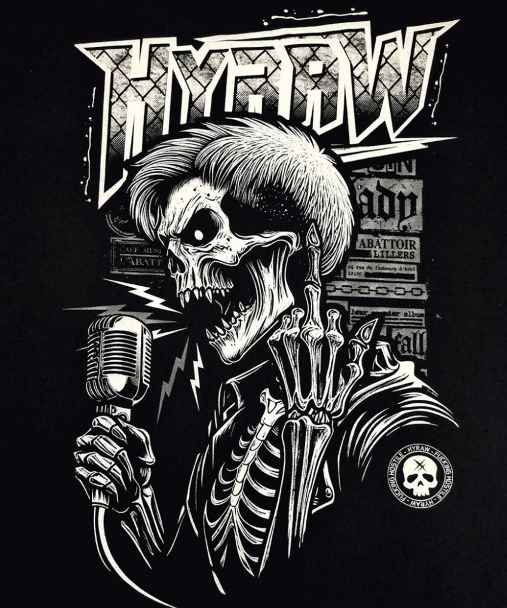 Hyraw Herren T-Shirt "PUNK ATTITUDE" – Bild 3