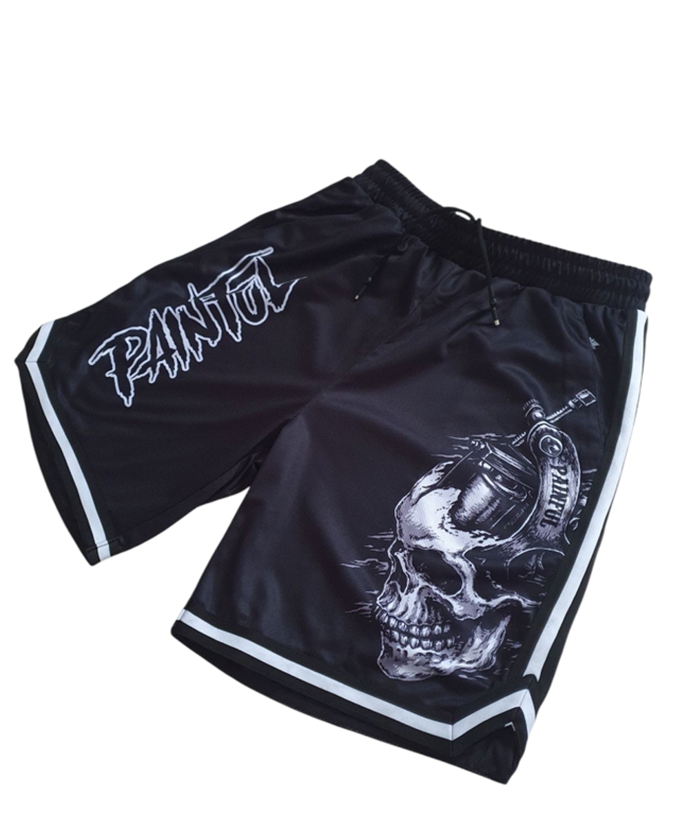 Painful Herren Shorts Demo Schädel 1