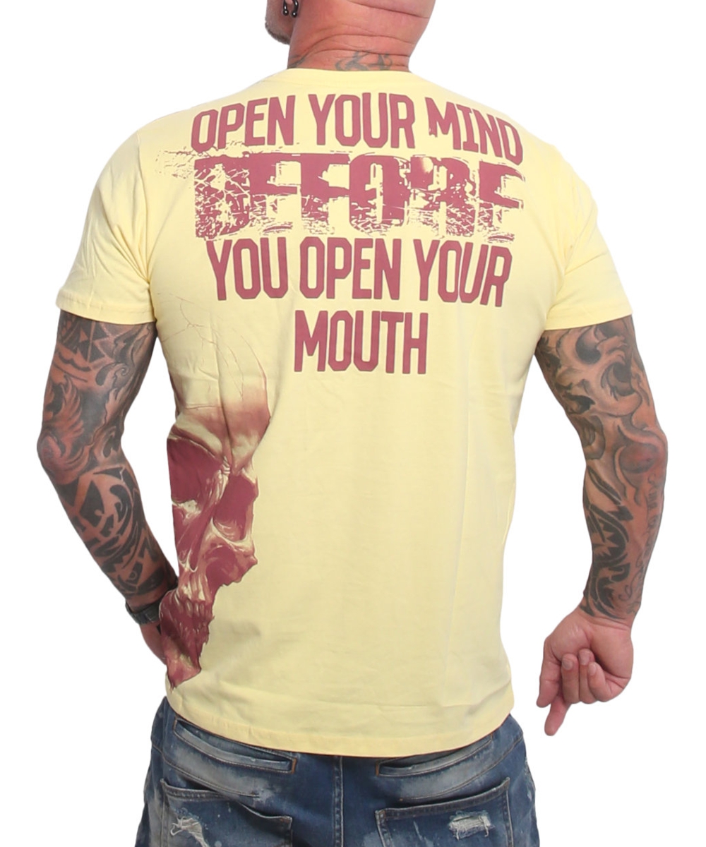 Yakuza Mouth Regular T-Shirt TSB-26005 pale banana – Bild 3