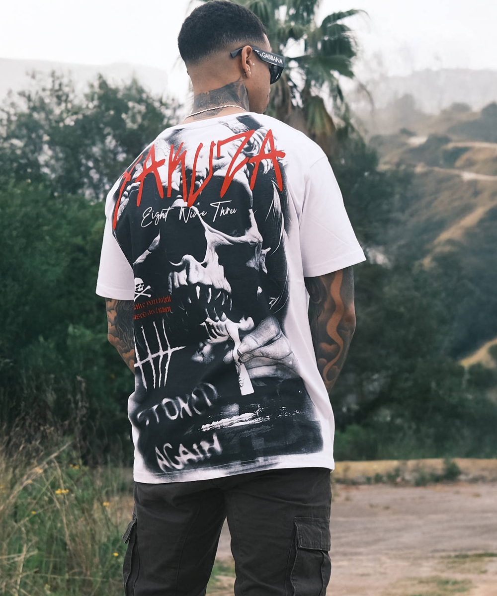 Yakuza Disguised Regular T-Shirt TSB-26013 weiß