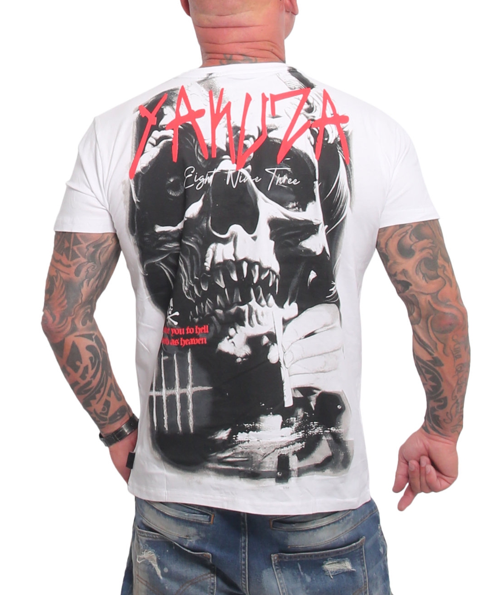 Yakuza Disguised Regular T-Shirt TSB-26013 weiß – Bild 3