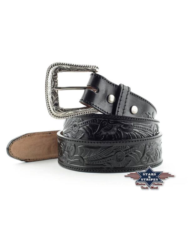 Stars & Stripes Leder Gürtel