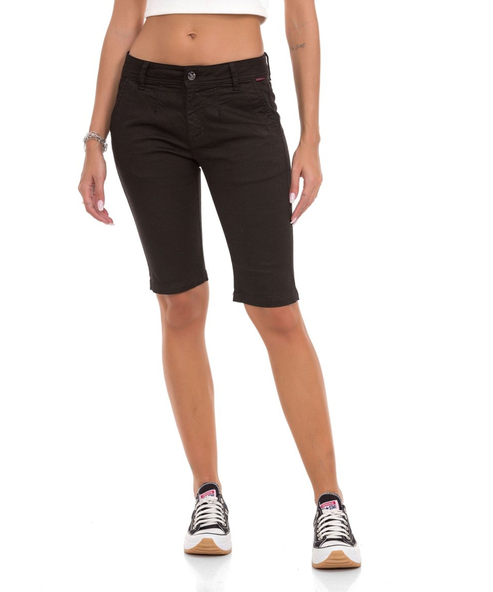 Cipo & Baxx Jeans Shorts WK186 black