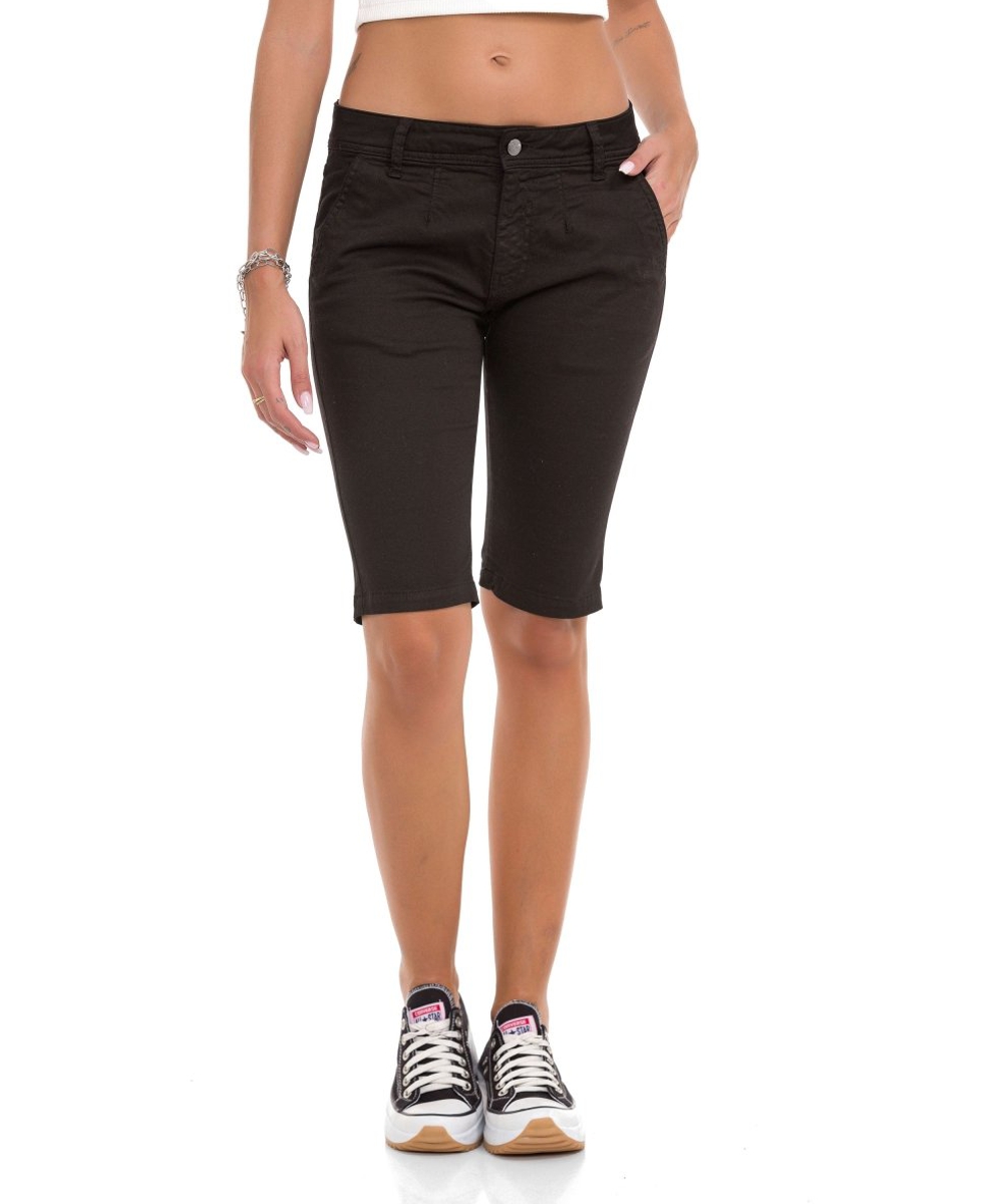 Cipo & Baxx Jeans Shorts WK186 black – Bild 3